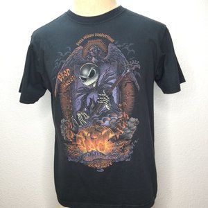Jack Skellington Dead in Concert T Shirt Size M